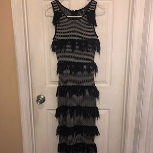 Beautiful black and white dress
